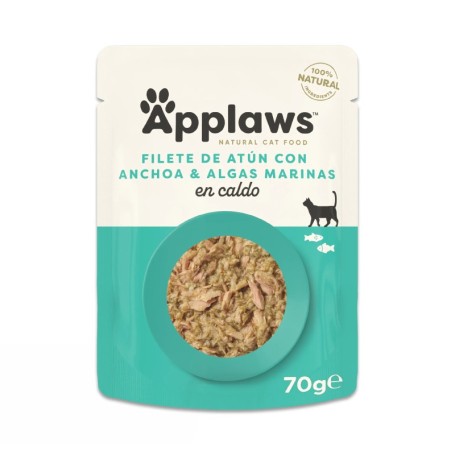Applaws Cat Sobre Atun Con Anchoa Entera
