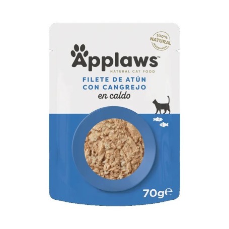 Applaws Cat Sobre Atun Y Cangrejo En Caldo
