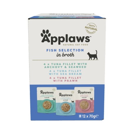Applaws Cat Sobre Caldo Pescado Multipack
