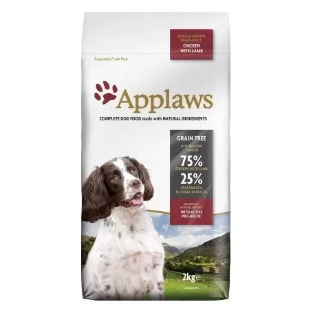 Applaws Dog Dry Adulto Raza Peq Medianas Pollo Cordero
