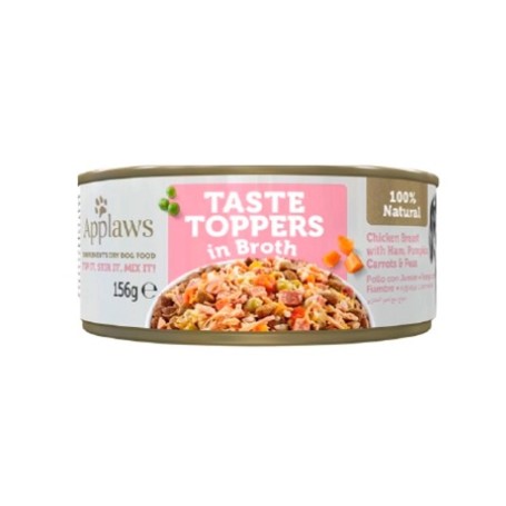 Applaws Dog Lata Topper Pollo Jamon Verdrs Caldo
