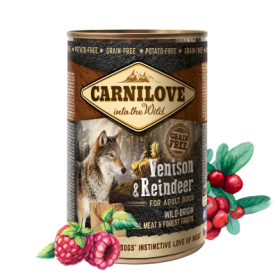 CARNILOVE CANINE ADULT VENADO RENO CAJA 6X400GR