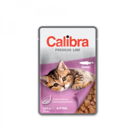 Calibra Cat Kitten Pouch Salmon Caja 24X100Gr