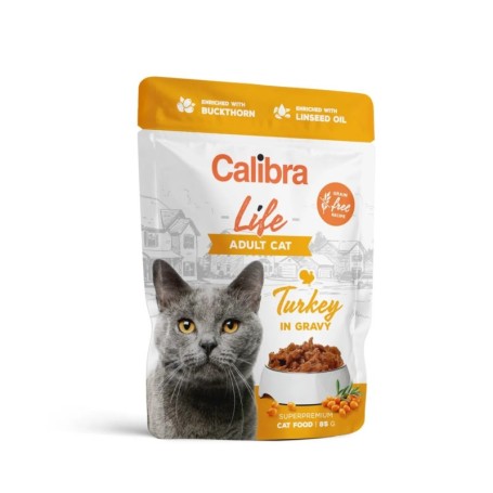 Calibra Cat Life Pouch Kitten Salmon En Salsa 28X85Gr