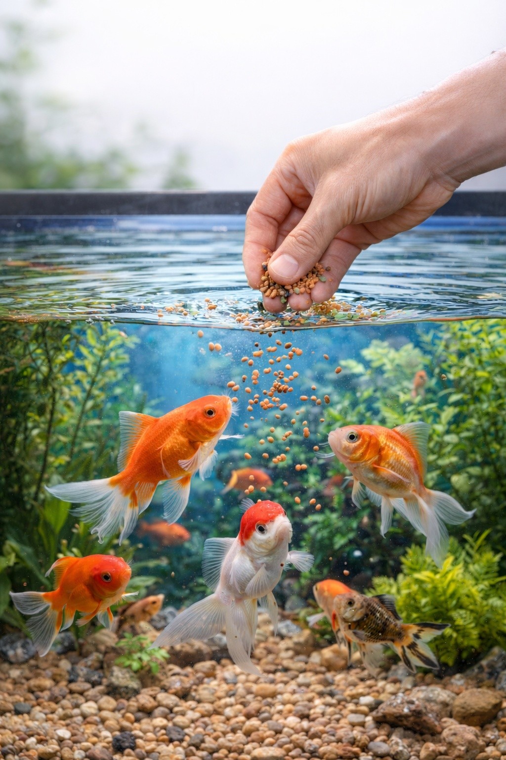 Alimentación de peces de agua fría