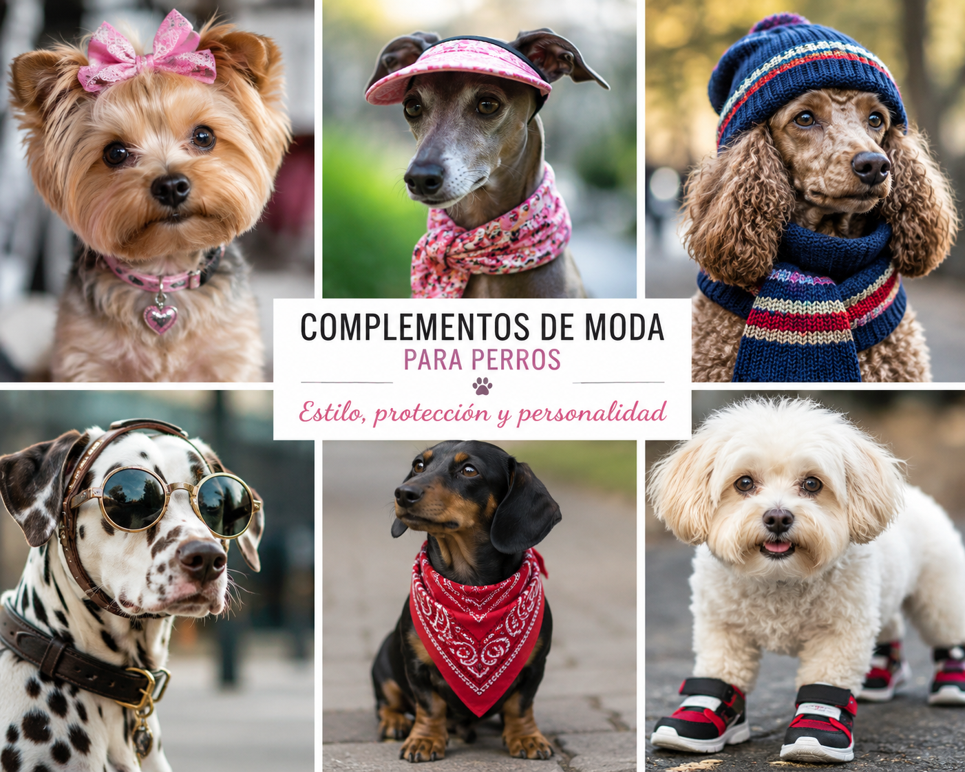 Complementos de moda para perros: accesorios con estilo y protección